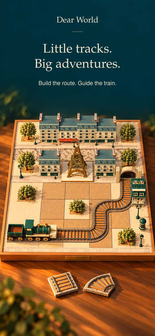 Little tracks. Big adventures. The Paris railway puzzle.